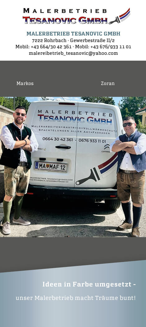 Netzwerkpartner Tesanovic Malerbetrieb